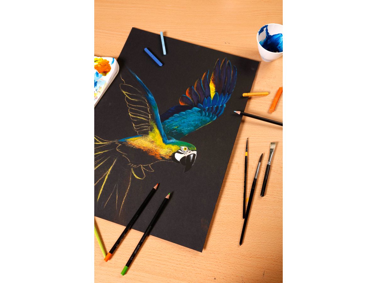 CLAIREFONTAINE Paint'On A5 975168C Nero 20 fogli (3329689751681)