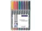 STAEDTLER Lumocolor non-perm. F 316 WP8 8 couleurs ass. (4007817323601)