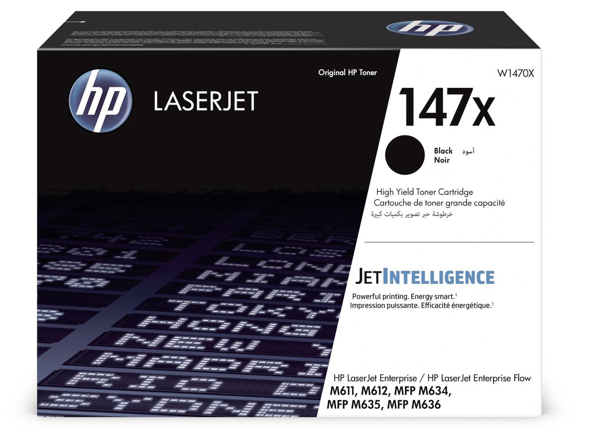 HP Toner-Modul 147X schwarz W1470X LJ Enterprise M611 25'200 S. (0194441304688)