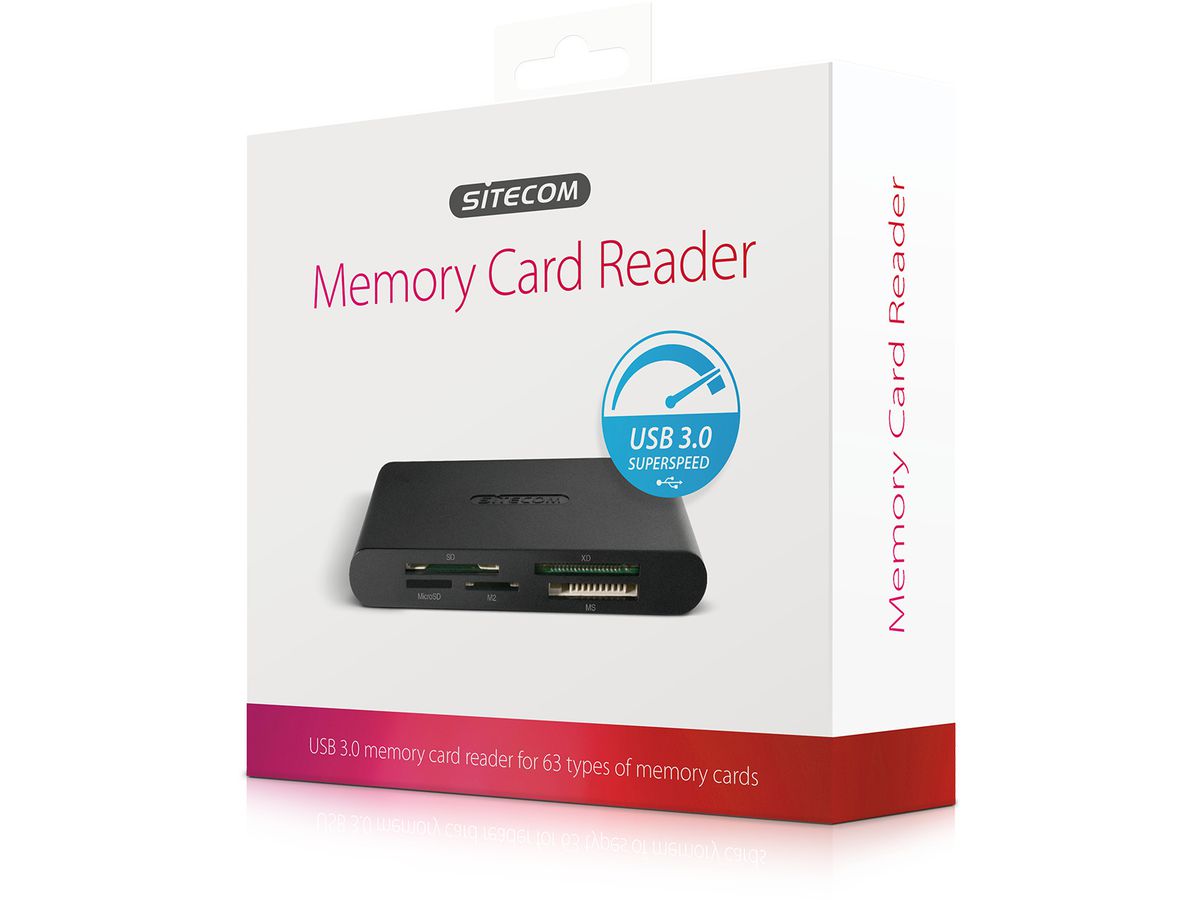 SITECOM USB 3.0 Memory Card Reader MD-061 (8716502029693)