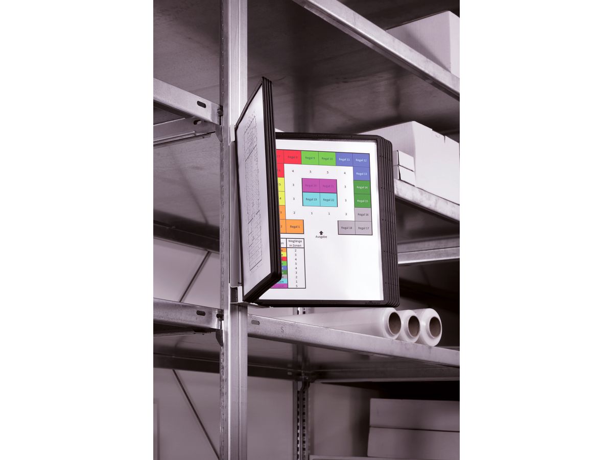 DURABLE Vario Magnet Wall 10 A4 591801 Set (4005546981970)