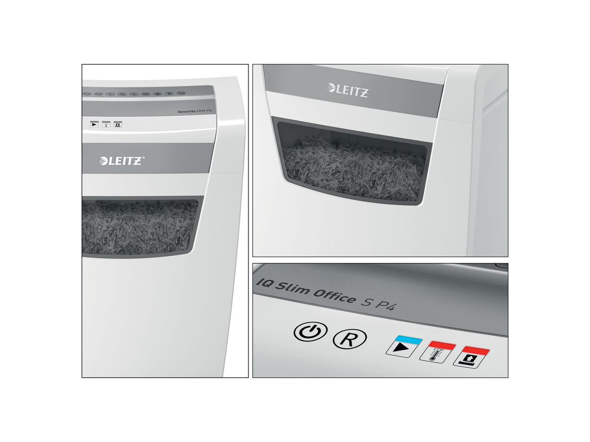 LEITZ Distruggi doc. IQ Office 8099-00-00 P4 12 Foglio silenz (4002432130122)