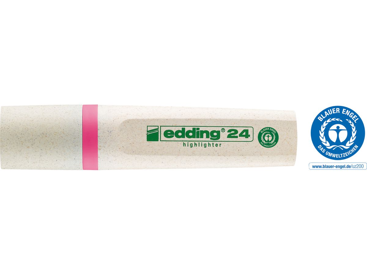 EDDING EcoLine Evidenziatore 24 2-5mm 24-9 rosa (4004764917631)