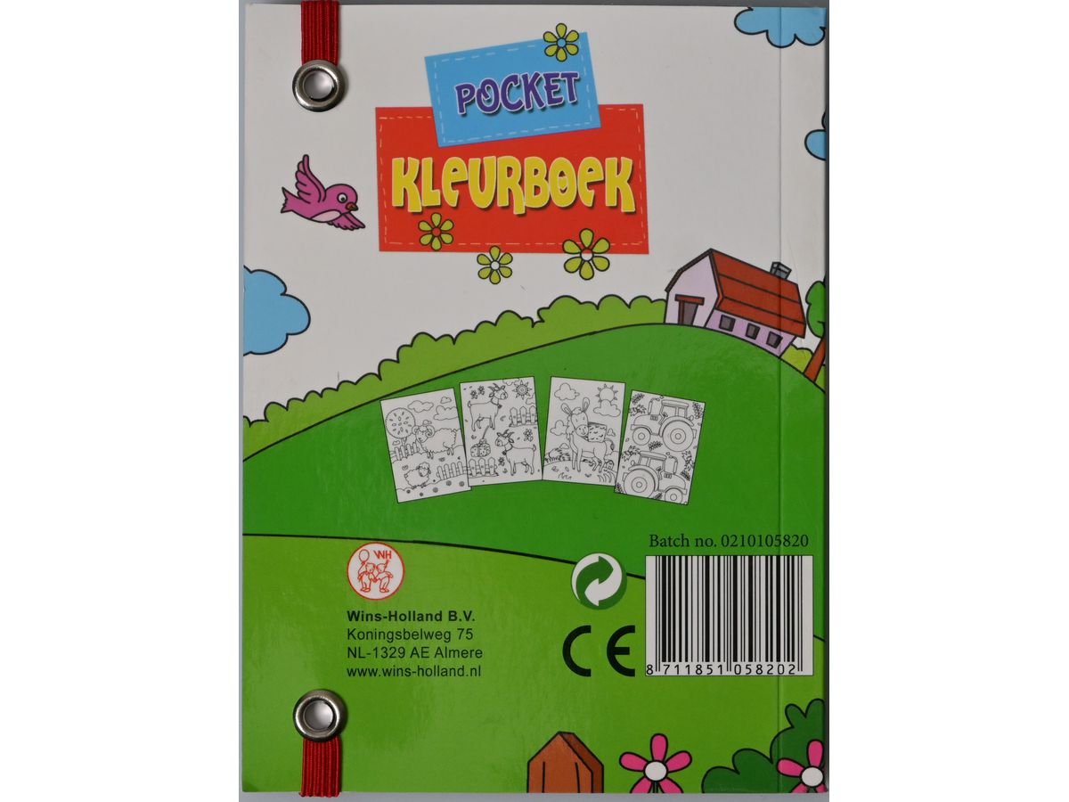 ROOST Livre à dessin de poche B0582 2 assorté 10x13,8cm (8711851058202)