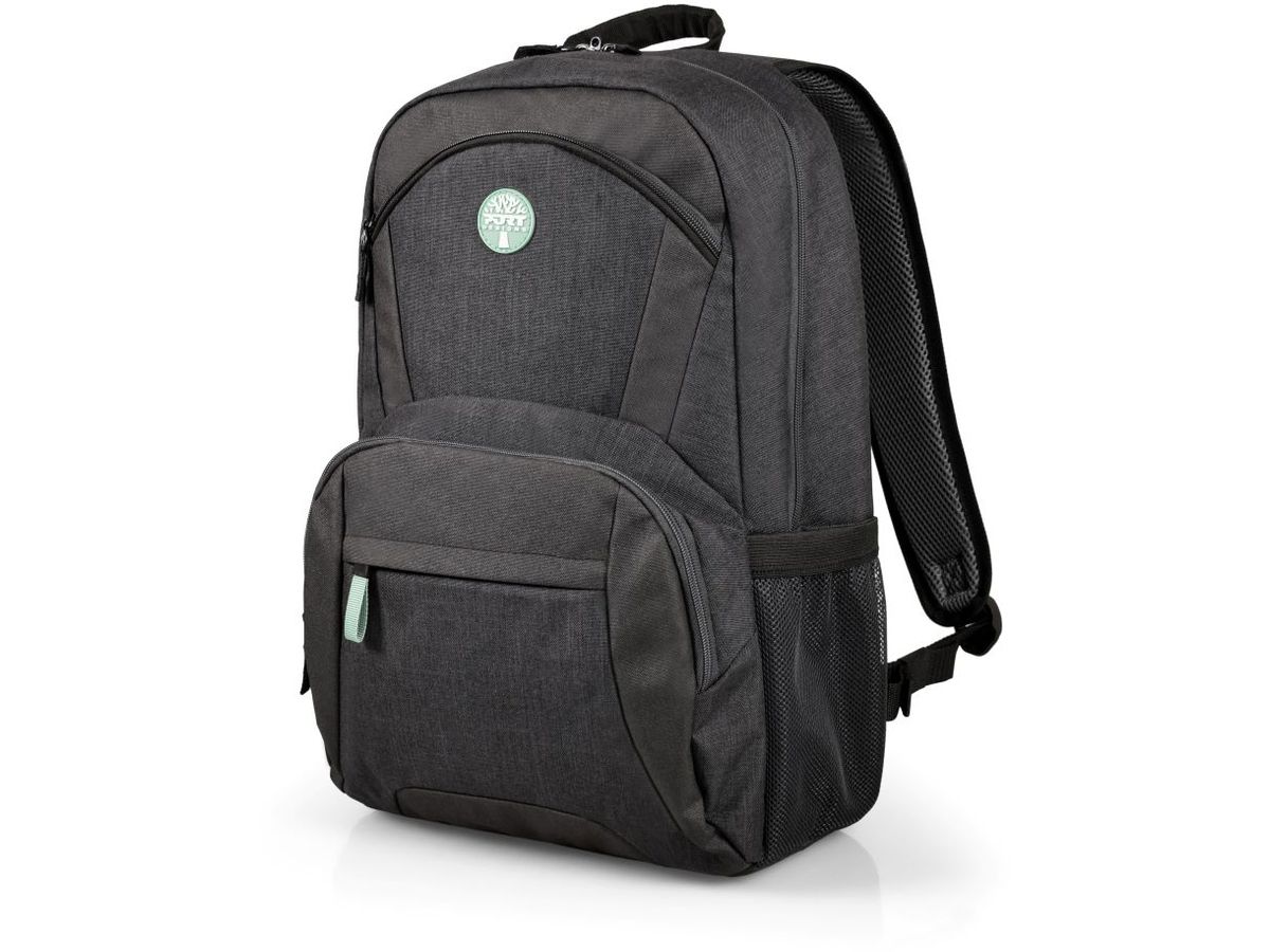 PORT Houston II ECO Backpack 110265 15.6/16 Notebooks, Black (3567041102652)