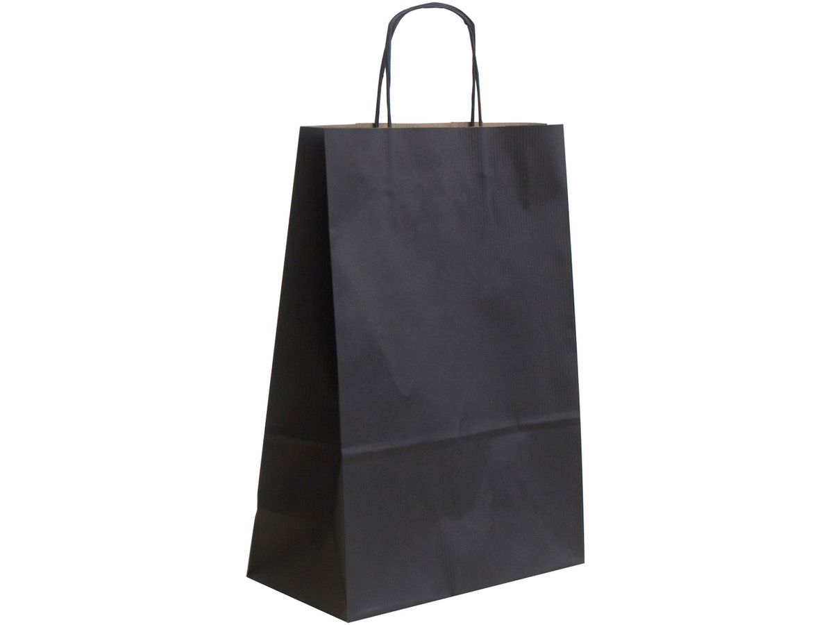 NEUTRAL Tragtaschen Allegra schwarz SDF26-798 Kraft,110g, 26x12x36cm 25 Stk. (0800671529202)