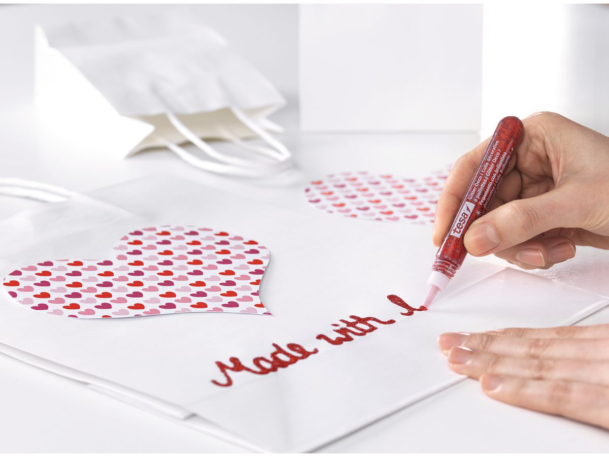 TESA Glitter Deco BrilliaColors 599000000 6x10g 6 Stück (4042448194664)