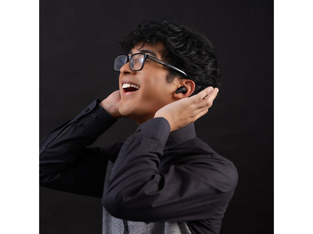 JLAB Go Pods ANC Earbuds IEUEBGOPODSRBLK124 True Wireless, Black (0810119073013)