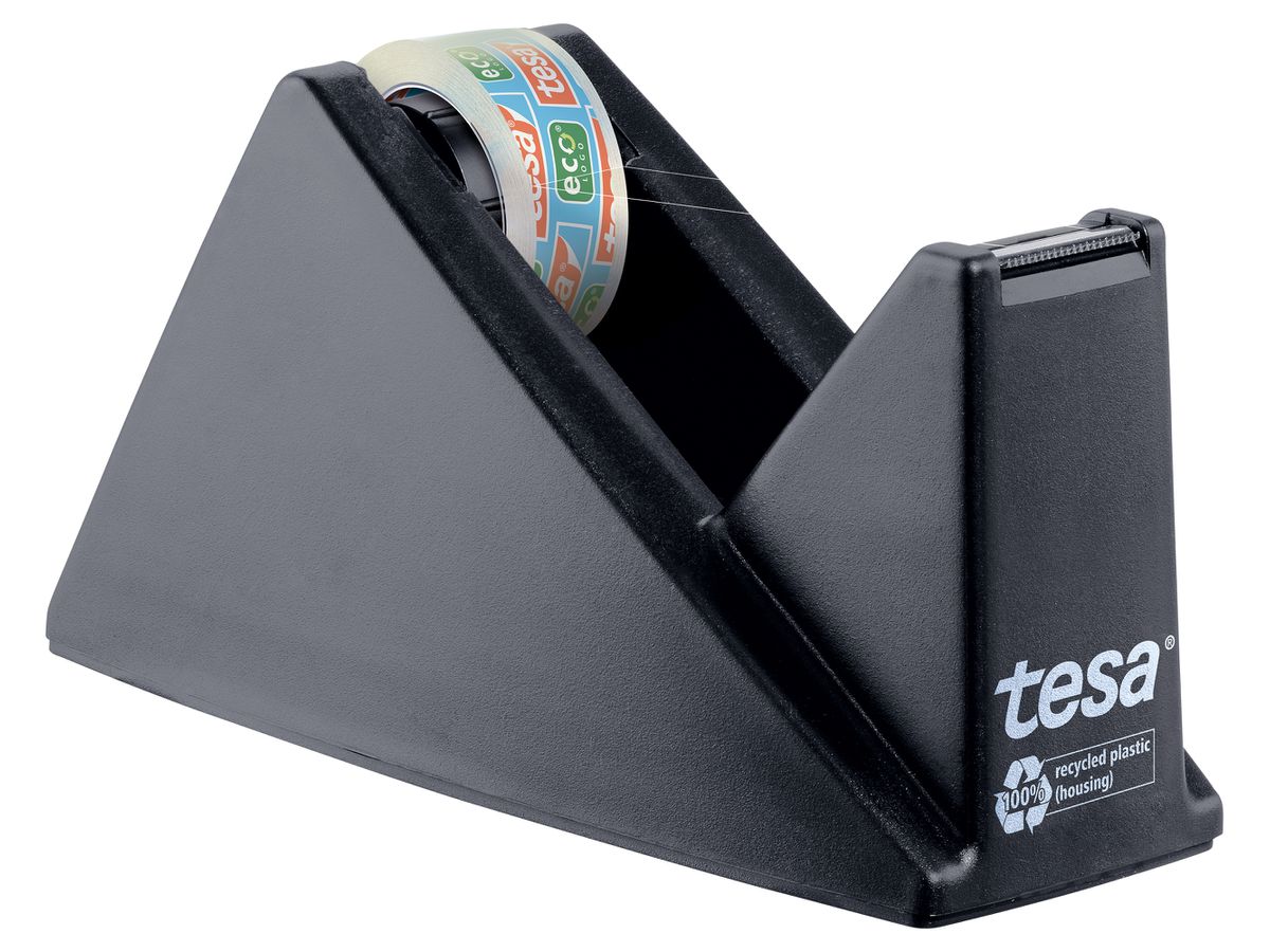 TESA Tischabroller Pack ecoLogo 593270000 schwarz, 1 Rl. eco&clear (4042448197375)
