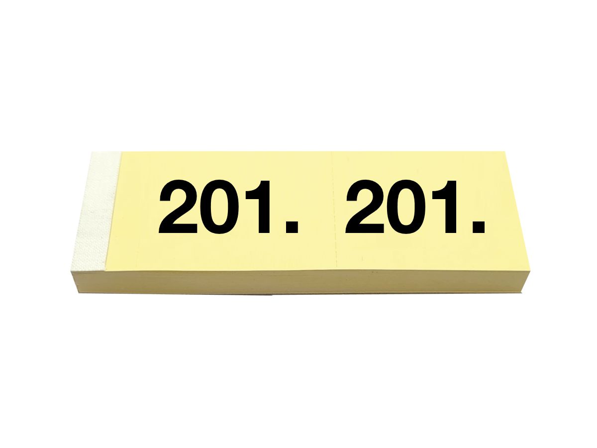 SIMPLEX Garderobenblock 201-300 13085 gelb 100 Blatt (7611468130852)