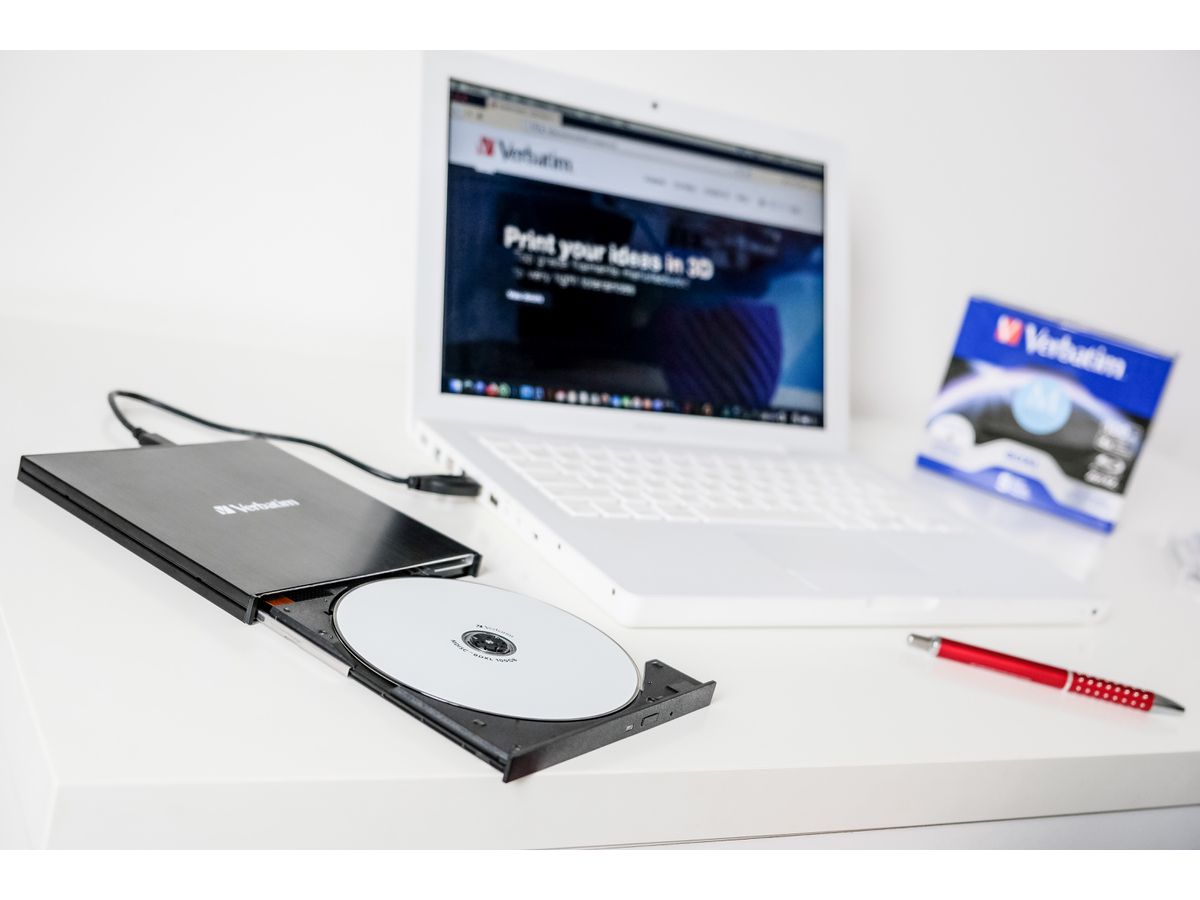 VERBATIM External Slimline 43890 BluRay ReWriter USB 3.0 ()