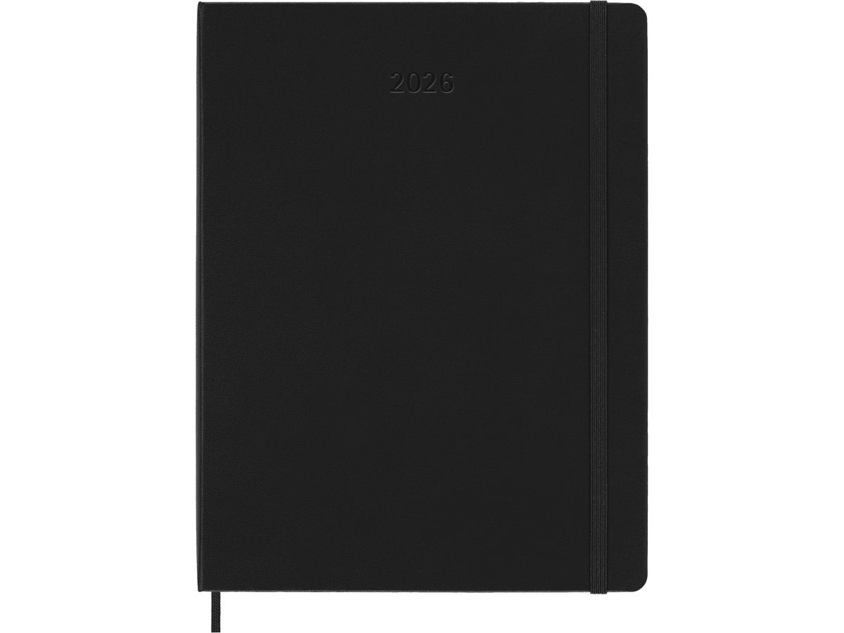 MOLESKINE Agenda Pro X-Large 2026 DHB12PRO4Y26 1S/2P noir HC 19x25cm (8056999274665)
