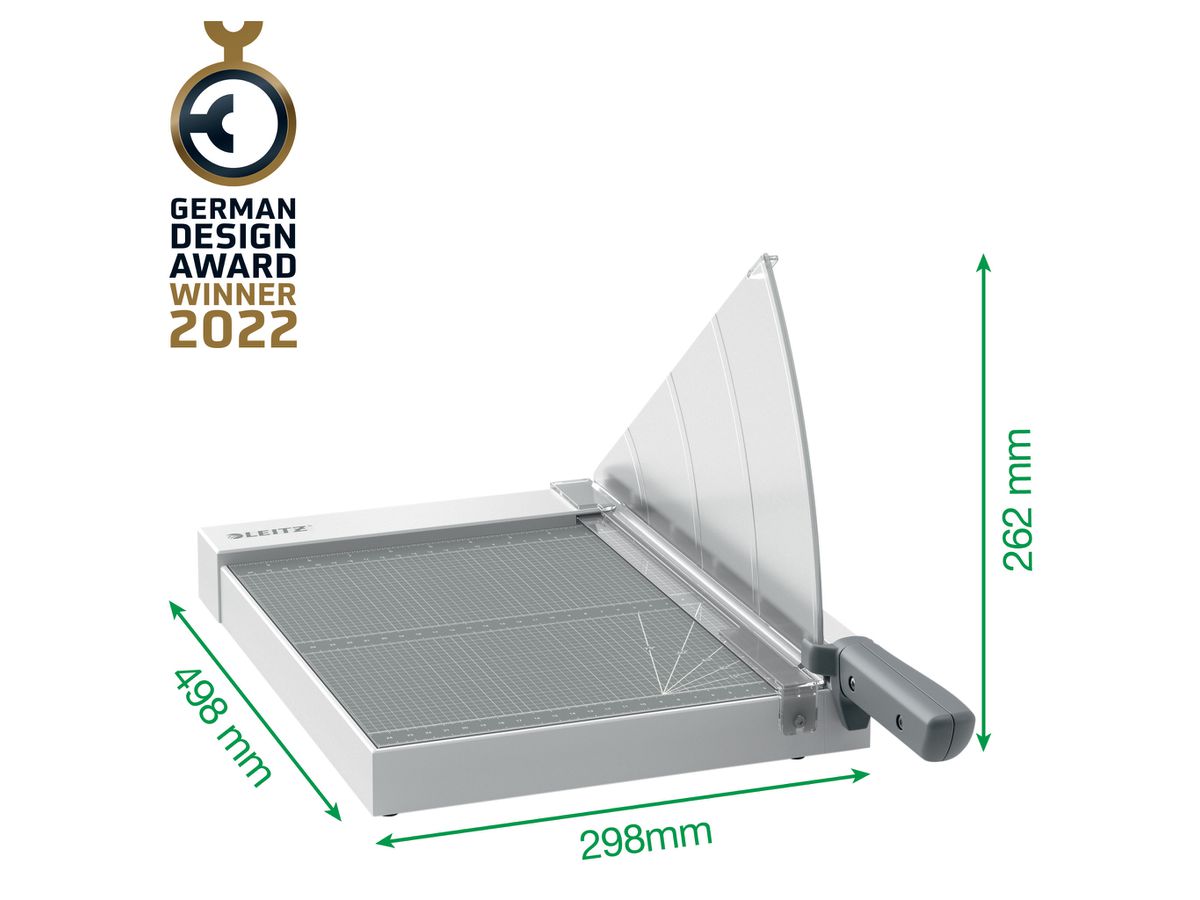 LEITZ Hebelschneidemaschine 9018-00-00 Precision Home A4 / 8 Blatt (4002432129676)