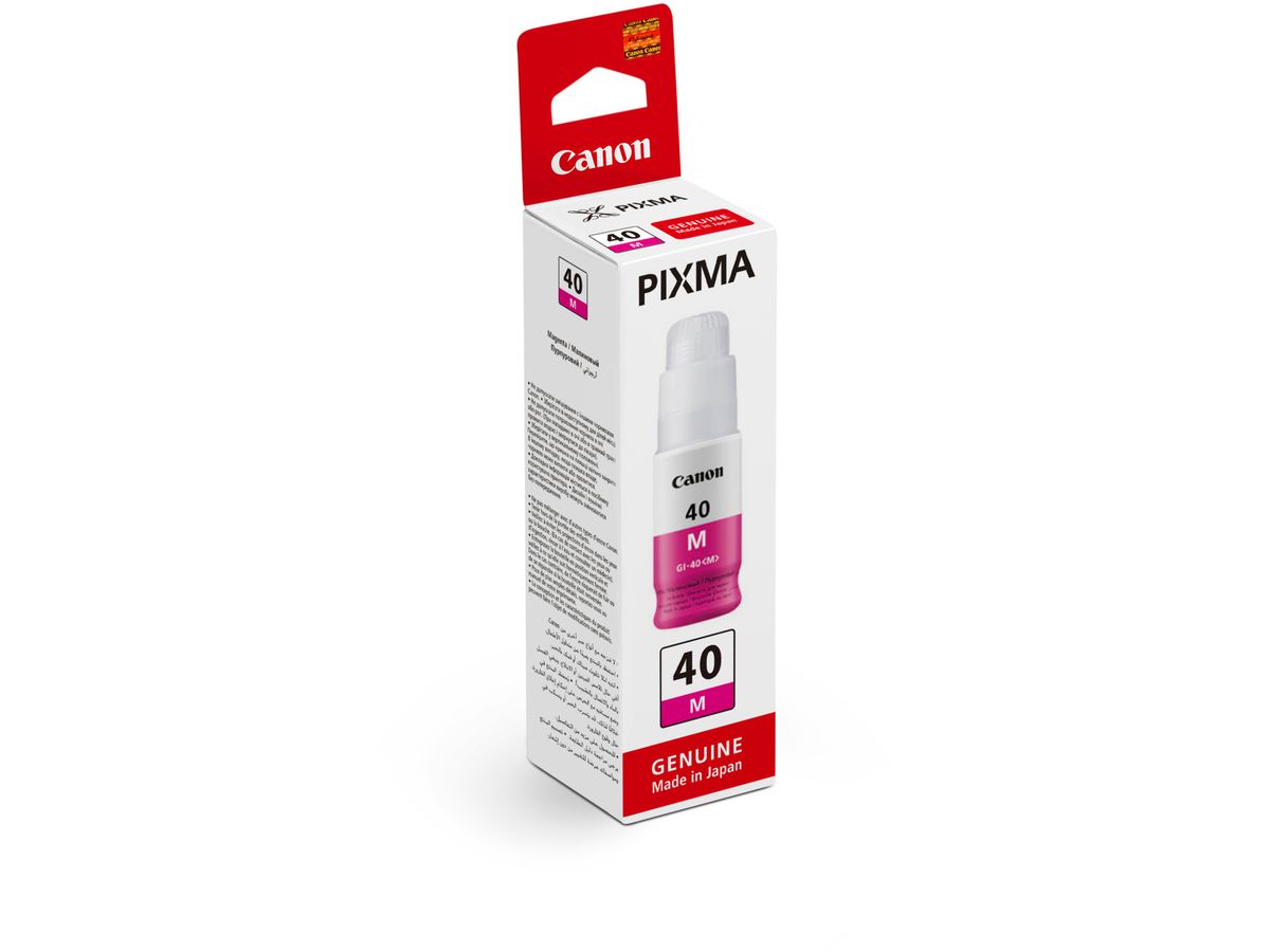 CANON Flacone d'inchiostro magenta GI-40M PIXMA G5040/G6040 70ml (4549292134100)