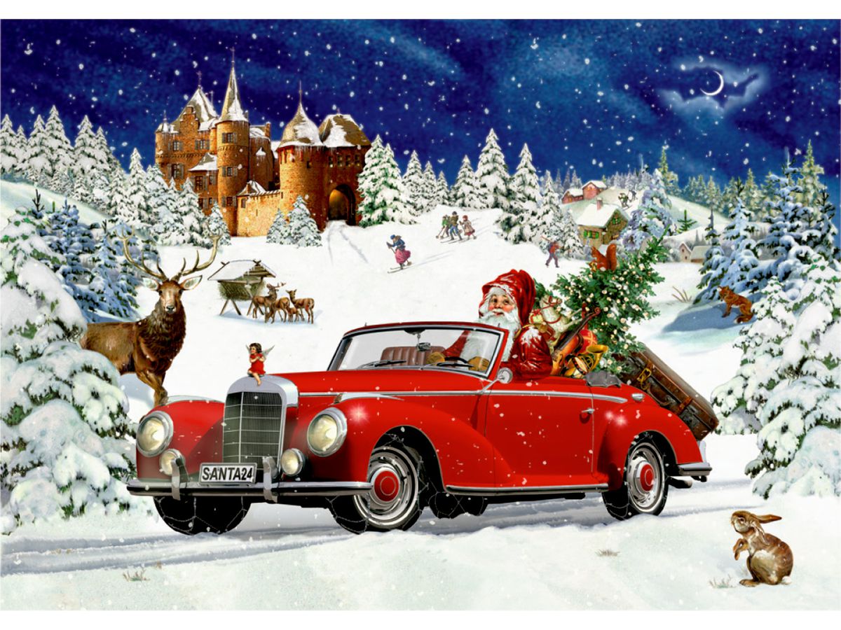 COPPENRATH Adventskalender 8.5x6cm 72030 Nostalgische Adventszeit ass. (4050003720302)