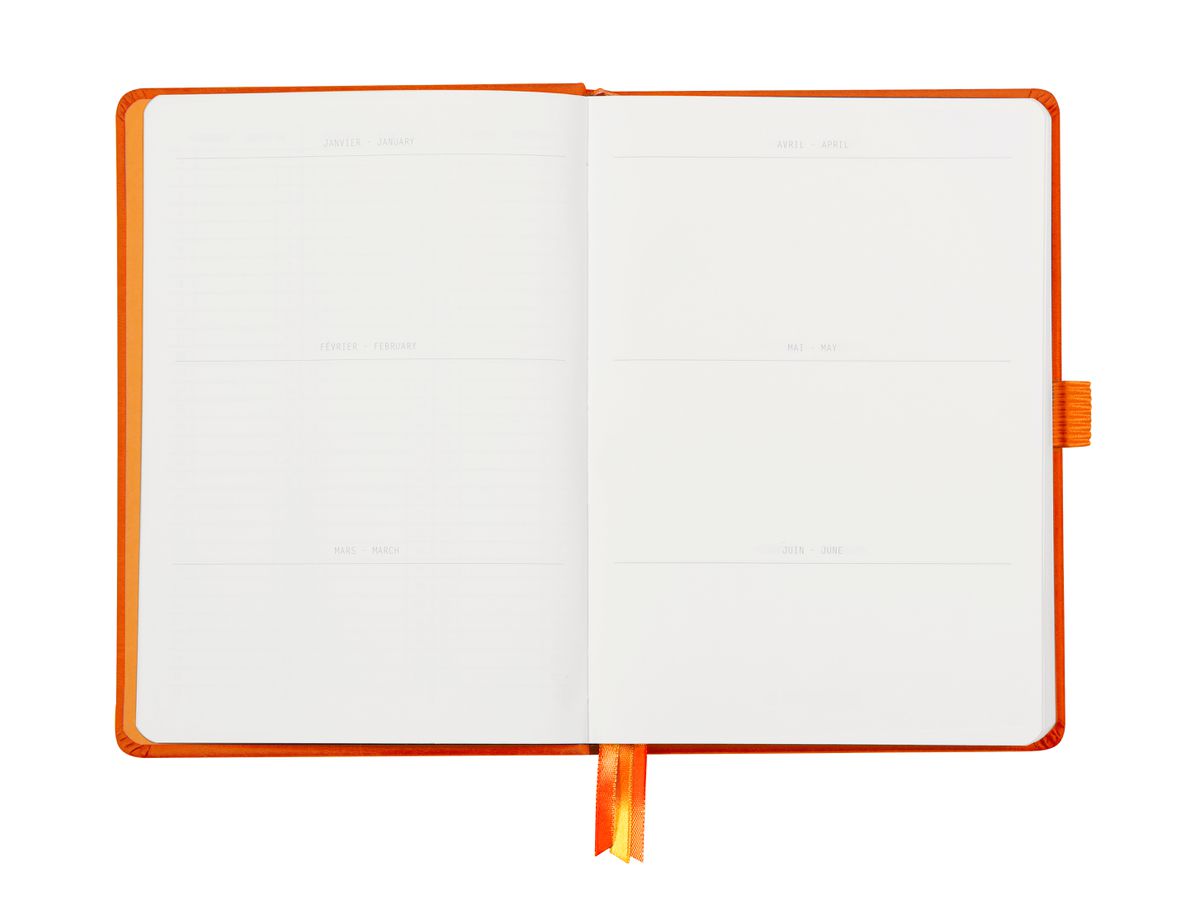 RHODIA Goalbook Taccuino A5 118583C Hardcover mandarin 240 f. (3037921185834)