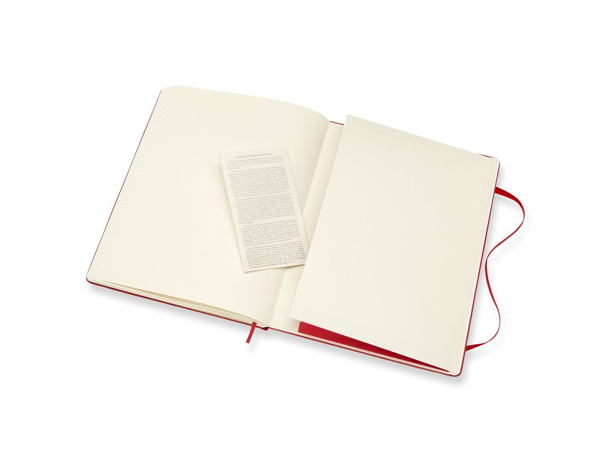 MOLESKINE Taccuino XL 855082 rigato,HardCover,scarlet (8055002855082)