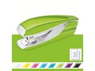 LEITZ Perforateur/Agrafeuse WOW 5095-10-54 vert, Bundle 30 feuilles (4002432123537)