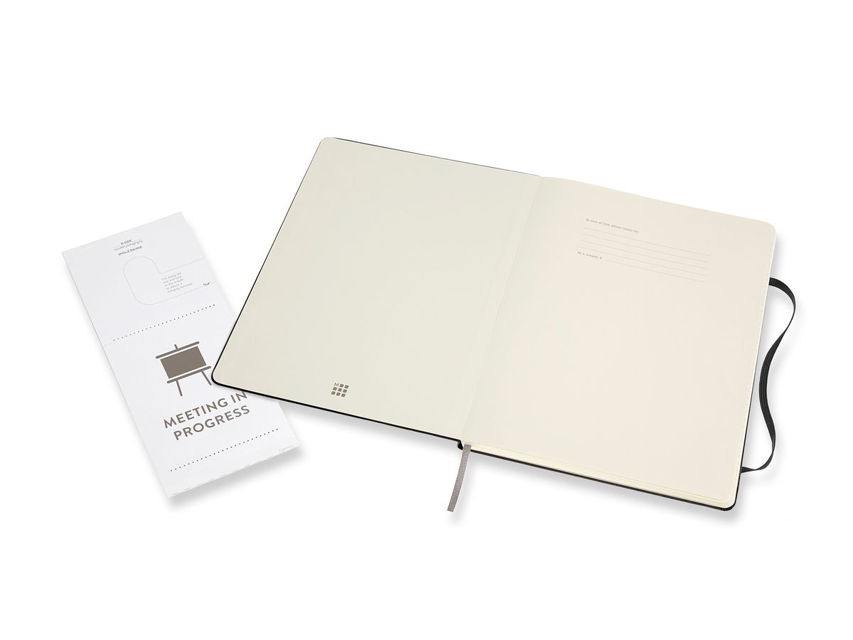 MOLESKINE Taccuino 25x1,5x19cm 620800 nero, 192 pagine (8058647620800)