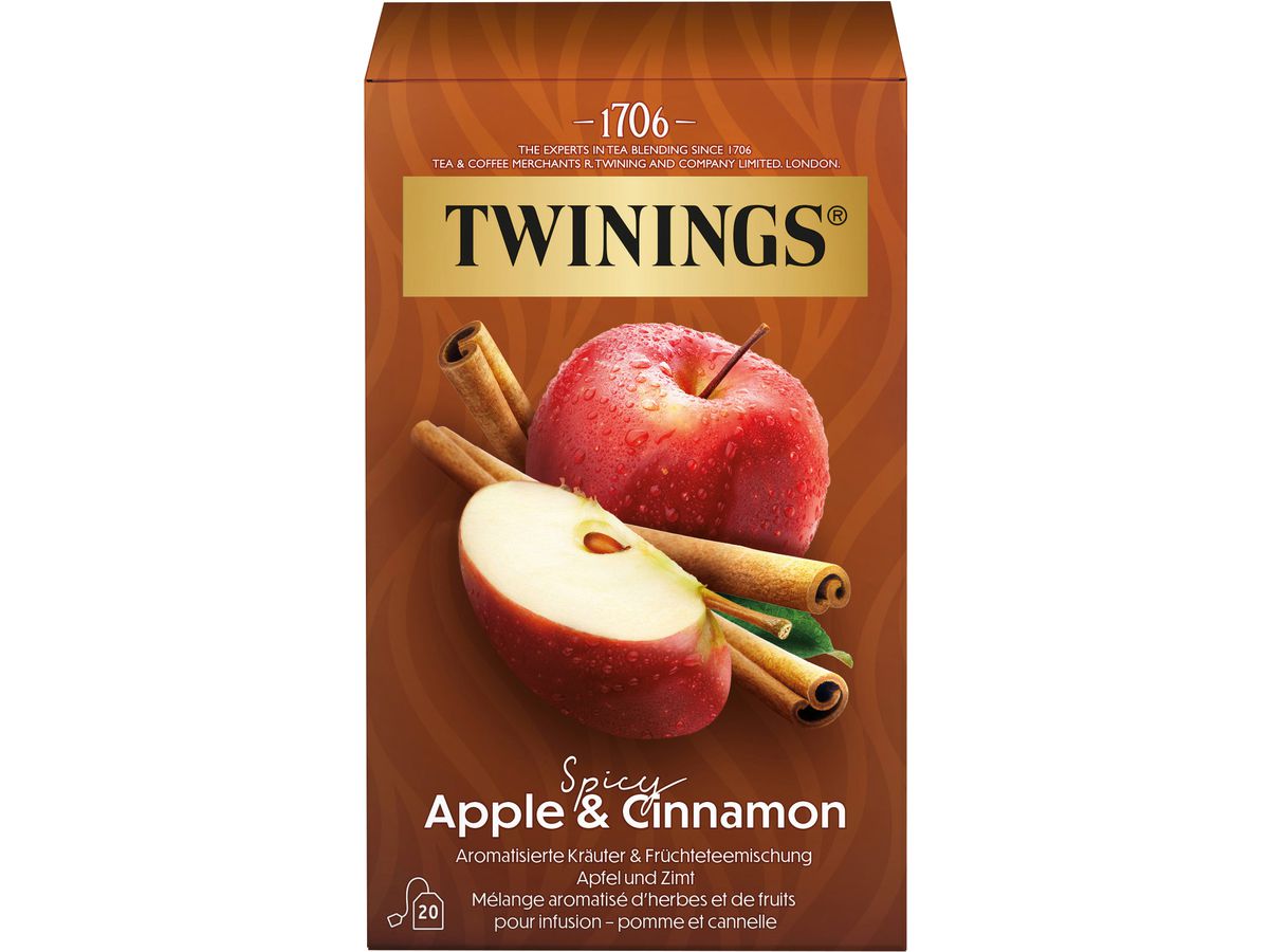 TWININGS Spicy Apfel & Zimt 100017244 Beutel 1.5g, 20 Stk. (0070177231842)