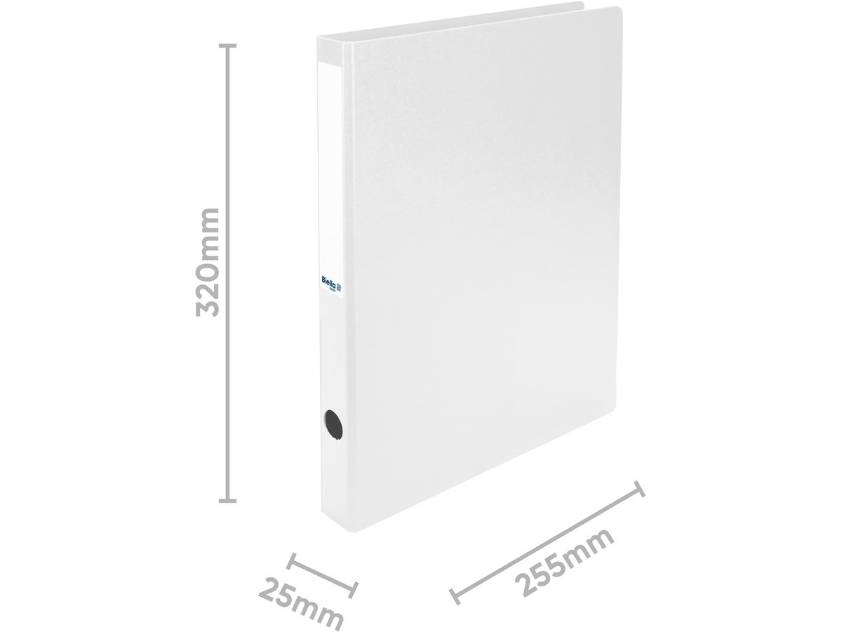 BIELLA Ringbuch Viria 3.1cm 15140301U weiss 2-Ring A4 (7611365203796)