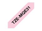 PTOUCH Band, laminiert schw/rosa pa TZe-MQE31 PT-DV600VP 12 mm (4977766770460)