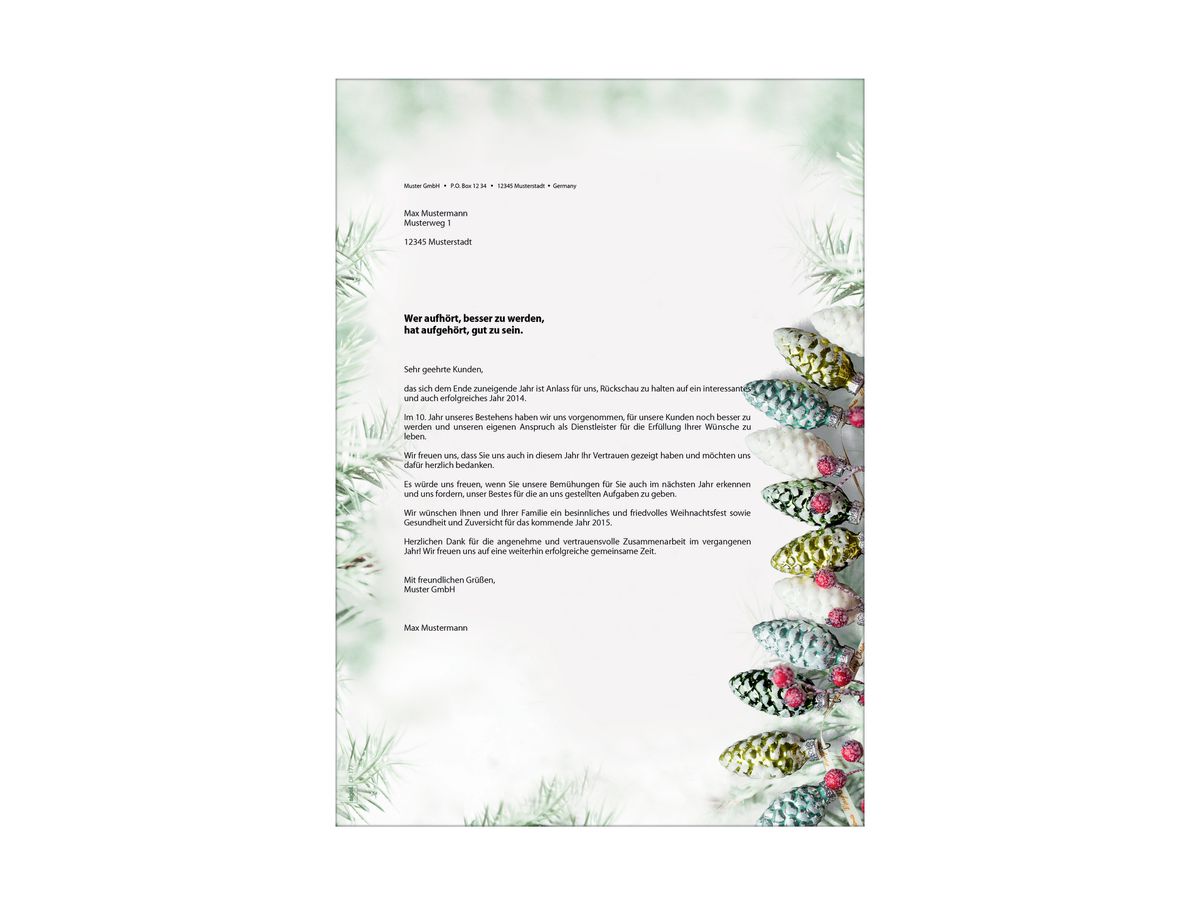 SIGEL Weihnachts-Papier A4 DP177 90g 100 Blatt (4004360815447)