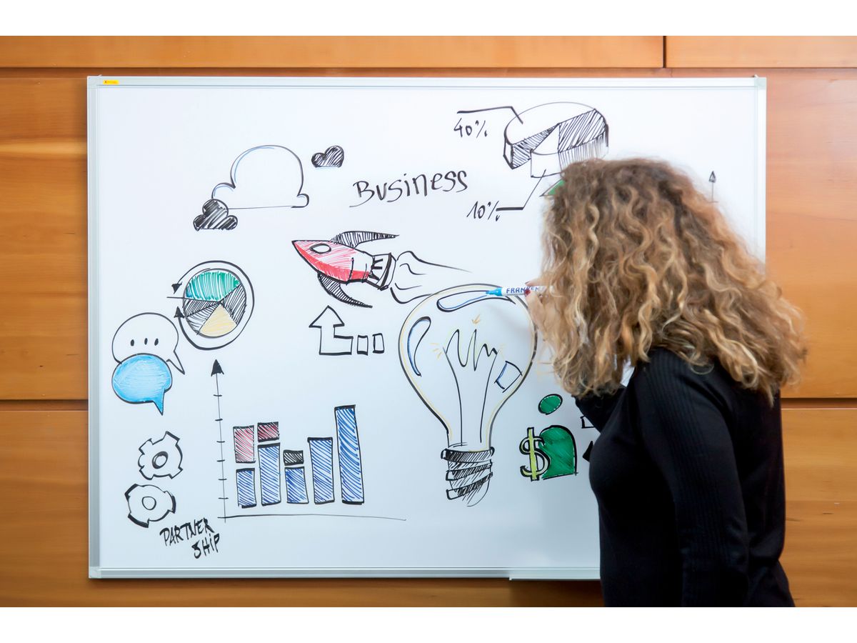 FRANKEN Whiteboard 200x100cm SC3204 X-tra!Line emailliert (4016946705776)