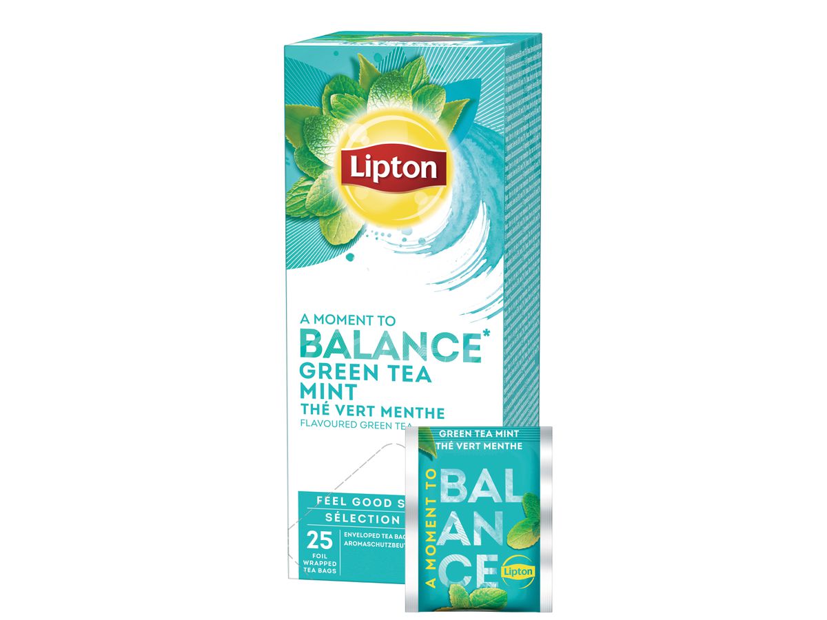 LIPTON Grüner Tee Minze 4071278 25 Beutel (8720608021352)