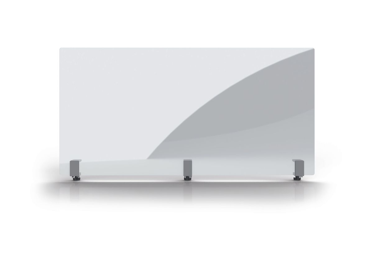 MAGNETOPLAN Hygienewand 1200x600mm 11029120 Acrylglas, mit Klemmhalter (4013695063836)