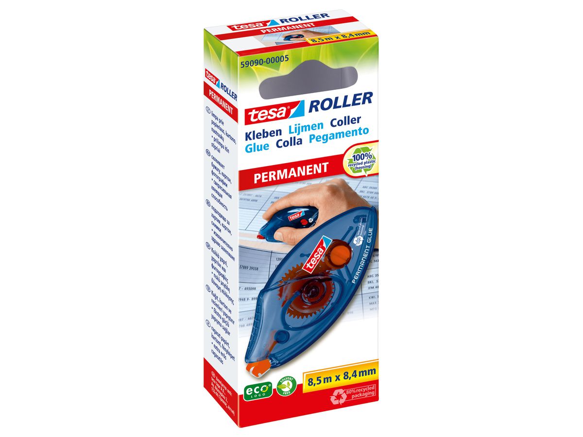 TESA Kleberoller ecoLogo 8.5mx8.4mm 590900000 perm. (4042448110343)