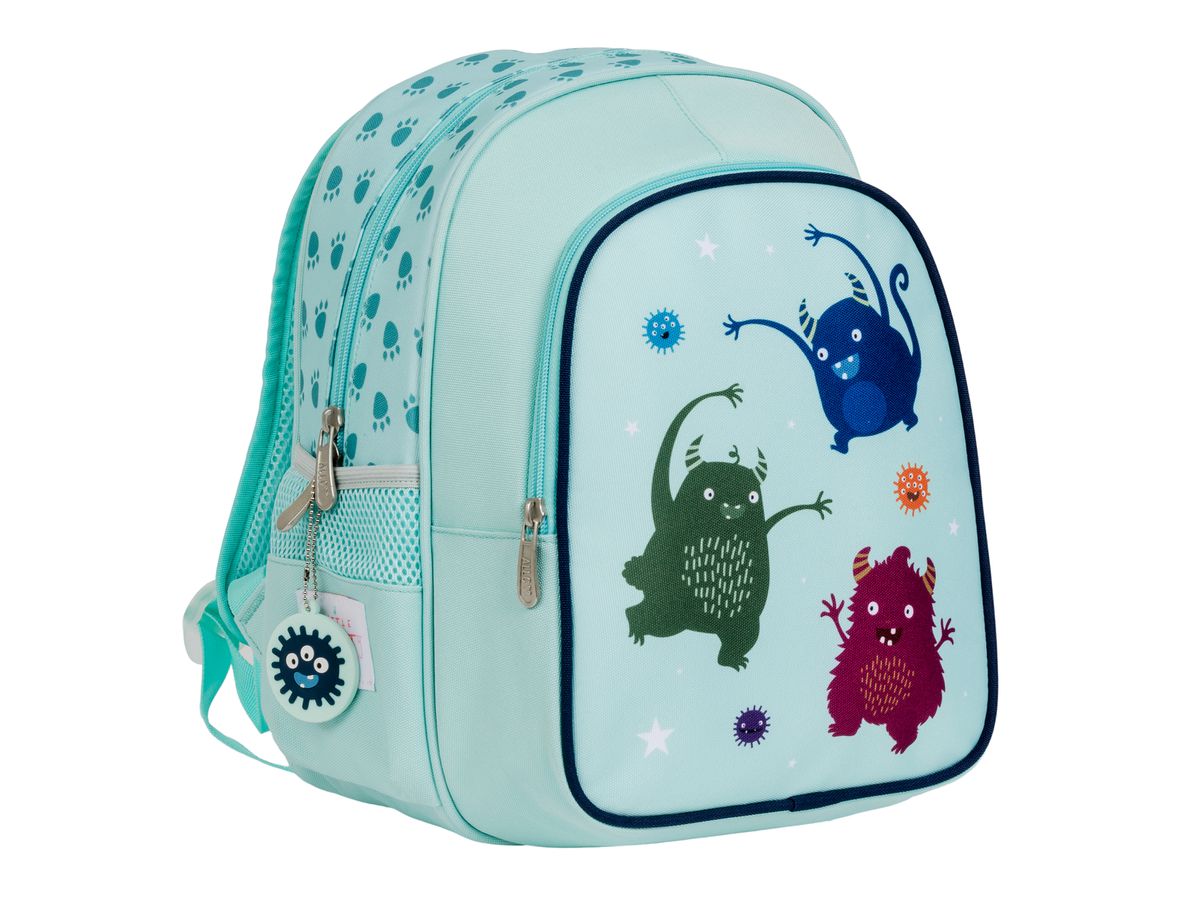 ALLC Rucksack mit Isofach Monster BPMOBU36 hellblau 27x32x19cm (8719033869998)