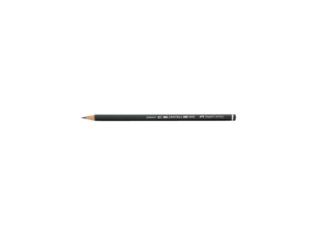 FABER-CASTELL Bleistift CASTELL 9000 F 119010 (4005401190103)