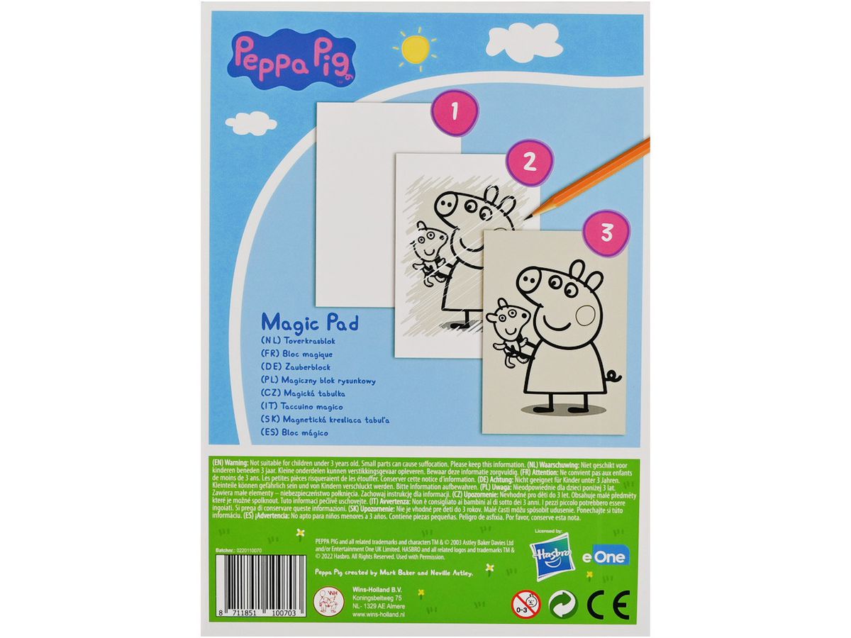 ROOST Magic Pad Peppa Pig FB1007 15x21cm (8711851100703)