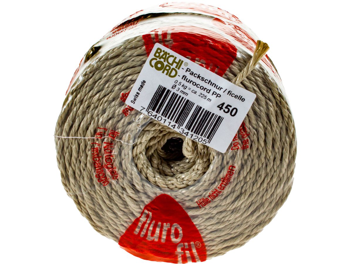 BAECHI Cavo d'imballaggio Flurocord 411004505 225m, 3mm 500g (7640114341205)