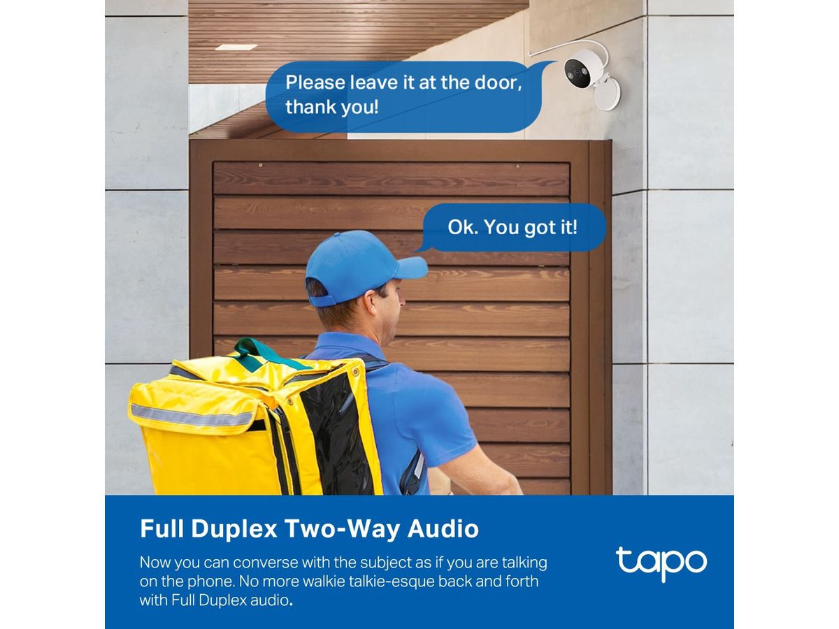 TP-LINK In/Outdoor Wi-Fi Camera Tapo C120 (4895252503357)