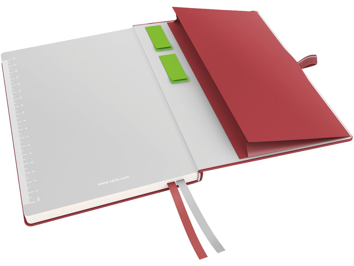 LEITZ Taccuino Complete A5 44770025 quadrettato rosso (4002432100910)