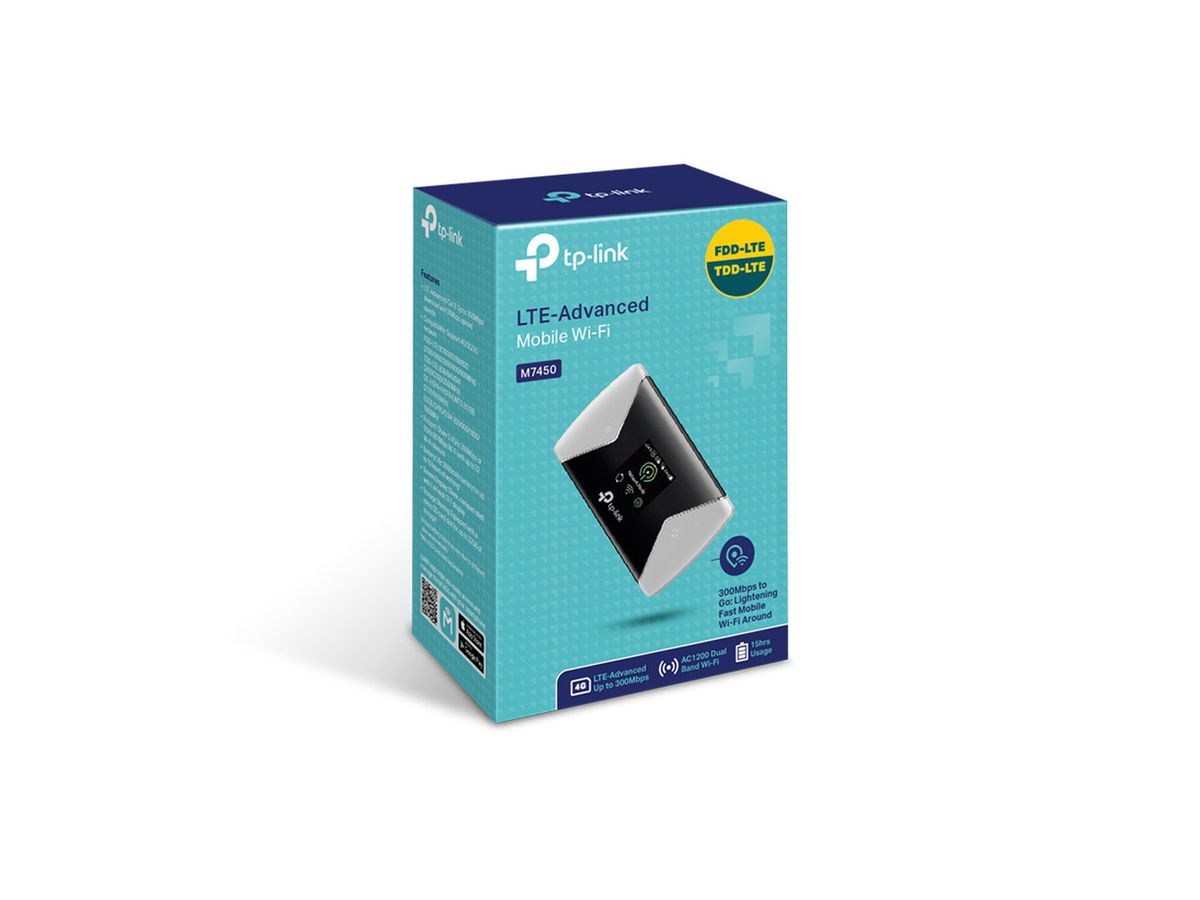 TP-LINK Mobiler Router 4G LTE M7450 400Mbps (1210002604147)
