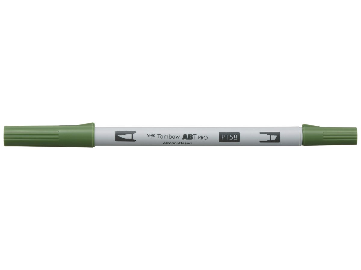 TOMBOW Dual Brush Pen ABT PRO ABTP-158 dark olive (4901991648133)