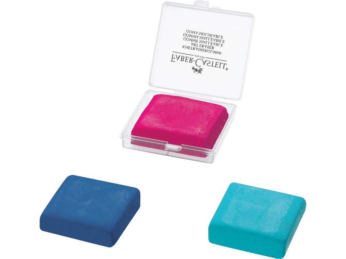 FABER-CASTELL Radierer Art Eraser 127124 farbig assortiert (9555684679703)