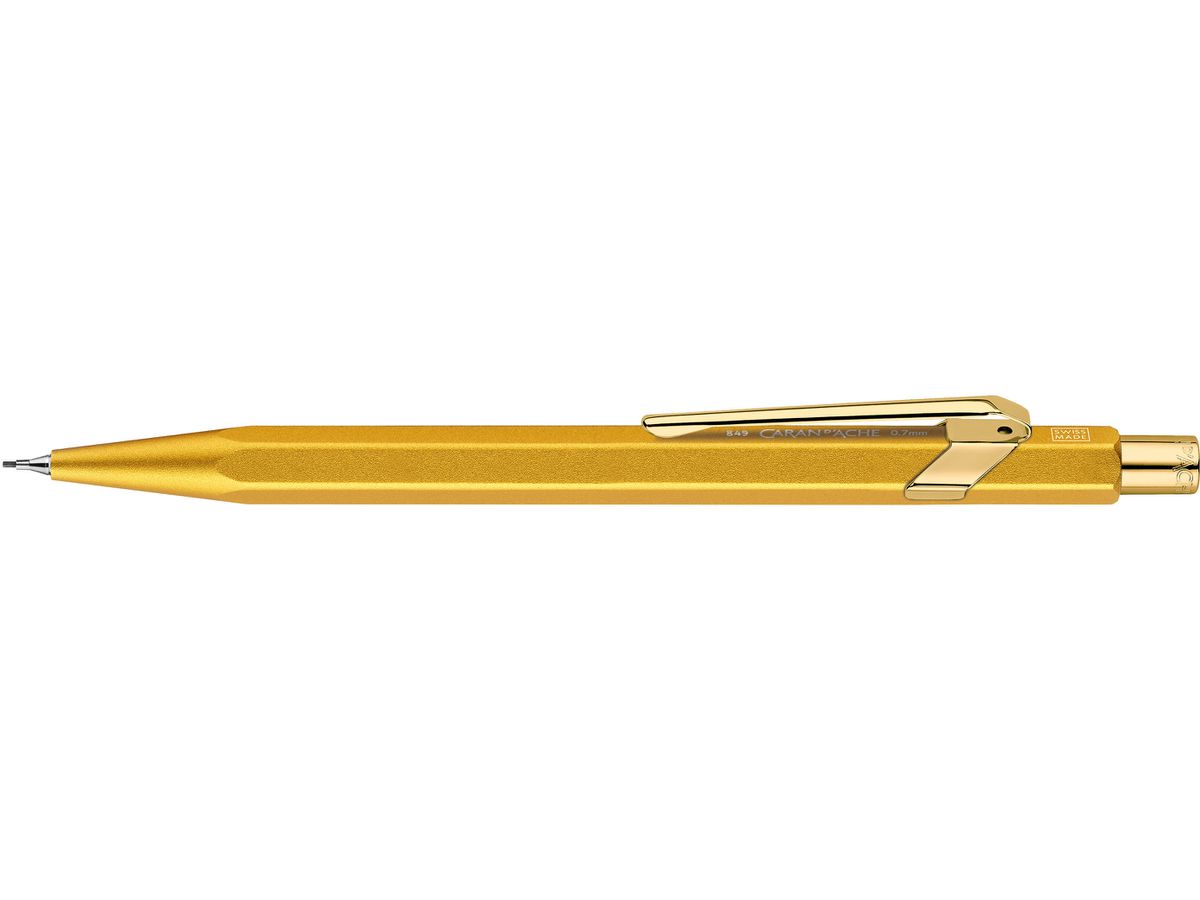 CARAN D'ACHE Druckbleistift Premium 844.999 gelbgold (7630002349338)