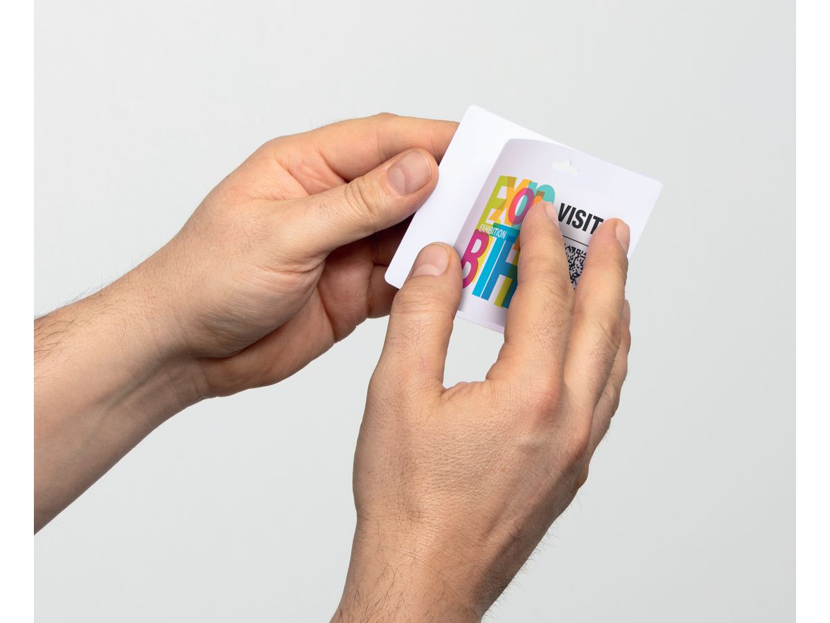 DURABLE Visitor Badge Namensschild A4 825802 100 Stück (4005546993737)