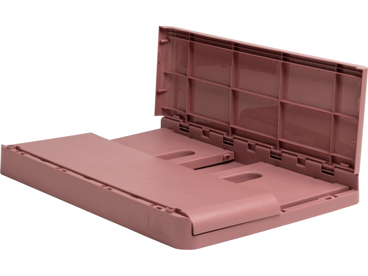 EXACOMPTA Box pieghevole Skandi A4+ 27238D Maxi rosa scuro 375x40x275mm (9002493272385)