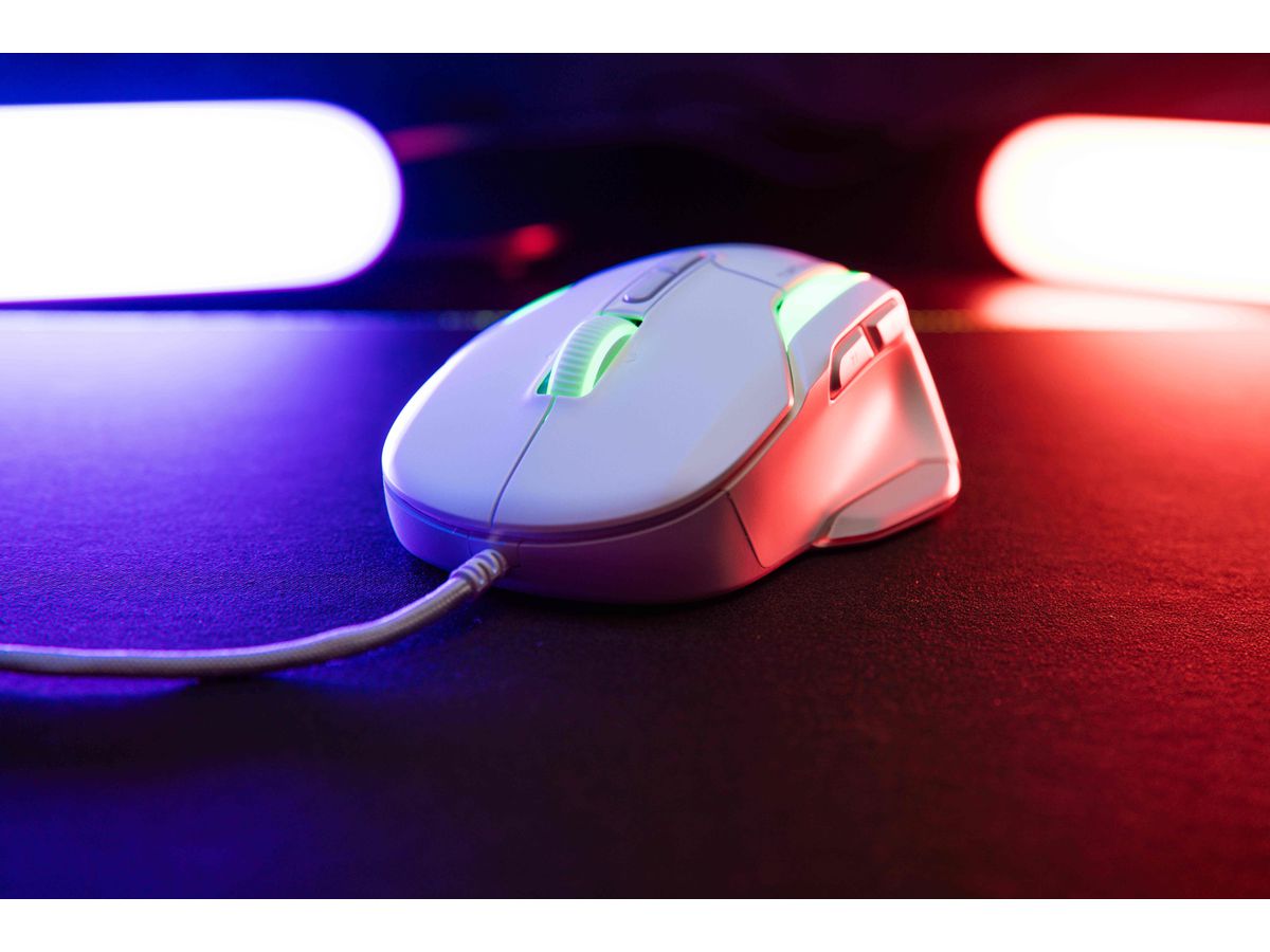 TURTLE BEACH Kone II Gaming Mouse TBM-1003-15 Wired, White (0731855710034)