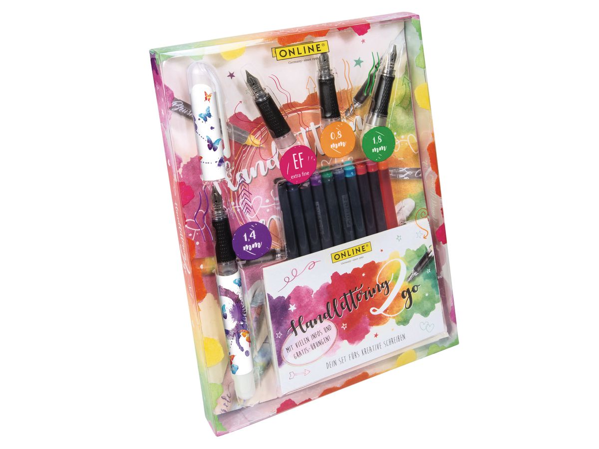 ONLINE Handlettering Set 1.4mm 12483 Spring Vibes blau (4014421124838)