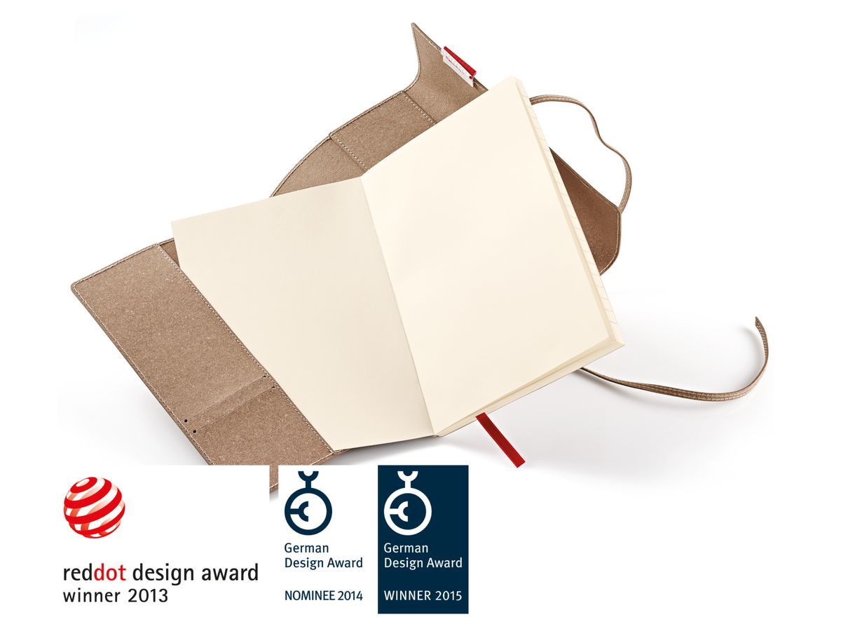 TRANSOTYPE senseBook FLAP REFILL A4 75510402 quadr., L, 135 fogli beige (8716329071417)