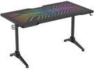 DELTACO RGB Gaming Desk DT420 GAM-150 Glass LED Tabletop,140x75 cm (7333048053992)