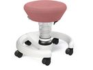 AERIS Sgabello per bambini 120WHWHHQ03 rosa/bianco con rotelle (4251814301159)