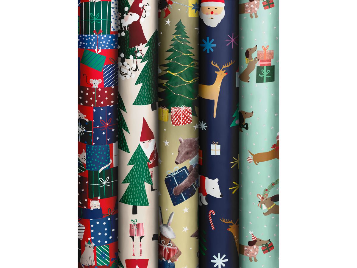 STEWO Papier cadeau Funny Xmas 2528164199 70x300cm (7630050891216)