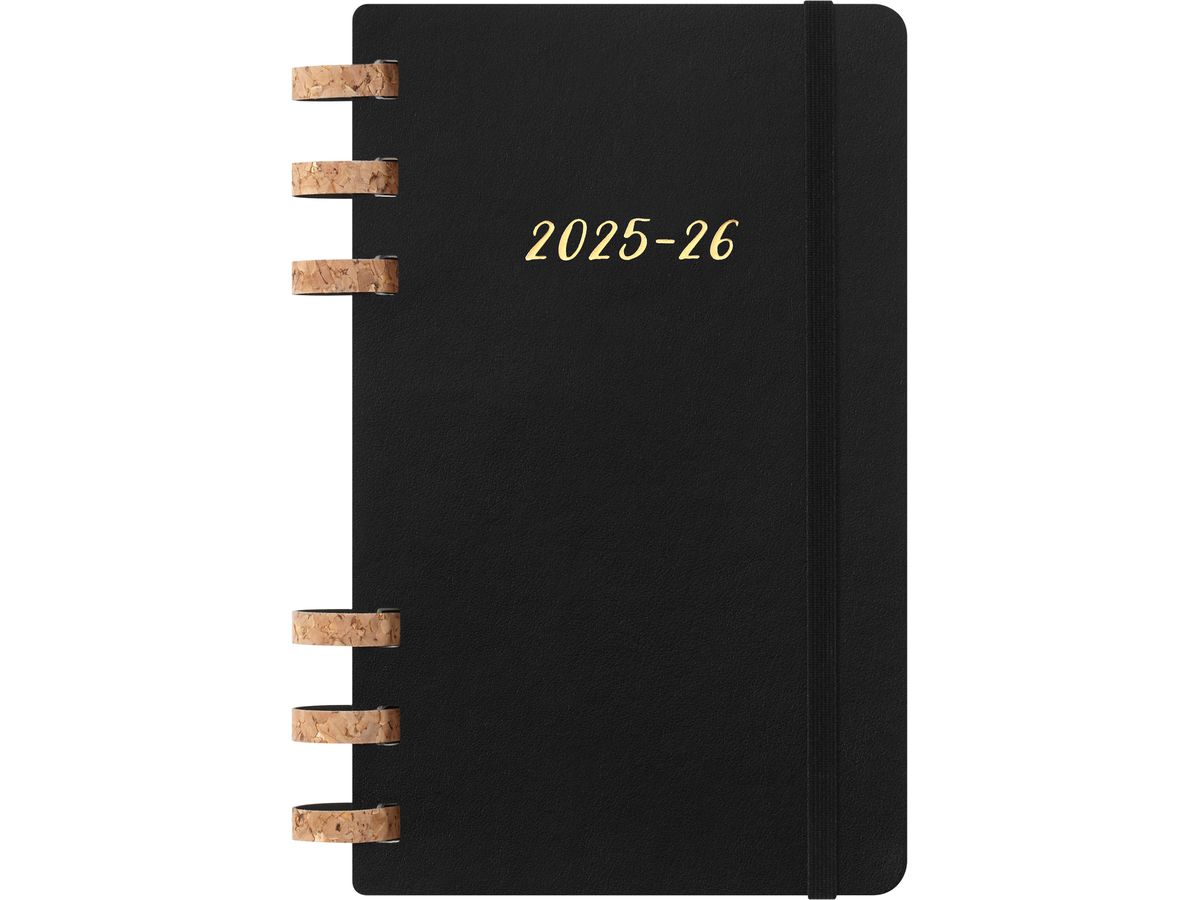 MOLESKINE Studienplaner Spiral 25/26 DSSPB12AMWH3Y26 12M schwarz SC 15x21cm (8056999276492)